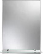 Zrcadlo fazeta 50 x 70 cm poličkou MILANO